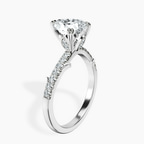 Platinum Phoebe Twigs Lab Diamond Ring standing product image one
