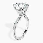 Platinum Phoebe Twigs Lab Diamond Ring standing product image one