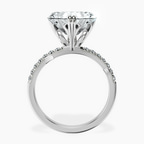 Platinum Phoebe Twigs Lab Diamond Ring side right image one