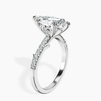 Platinum Phoebe Twigs Lab Diamond Ring standing product image one