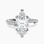 Platinum Phoebe Twigs Lab Diamond Ring front image