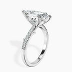 Platinum Phoebe Twigs Lab Diamond Ring standing product image one