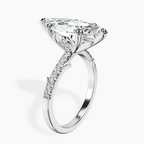 Platinum Phoebe Twigs Lab Diamond Ring standing product image one