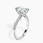 Platinum Phoebe Twigs Lab Diamond Ring standing product image one