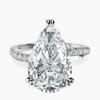 Platinum Phoebe Twigs Lab Diamond Ring front image