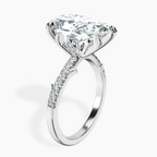 Platinum Phoebe Twigs Lab Diamond Ring standing product image one