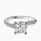 Platinum Phoebe Twigs Lab Diamond Ring front image