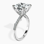 Platinum Phoebe Twigs Lab Diamond Ring standing product image one