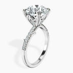 Platinum Phoebe Twigs Lab Diamond Ring standing product image one