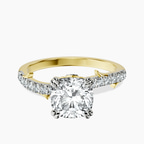14ct Yellow Gold Phoebe Twigs Lab Diamond Ring front image