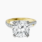 10kt Yellow Gold Phoebe Twigs Lab Diamond Ring front image