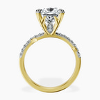10kt Yellow Gold Phoebe Twigs Lab Diamond Ring side right image one