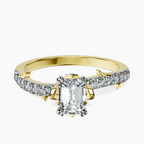 14kt Yellow Gold Phoebe Twigs Lab Diamond Ring front image