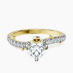 18kt Yellow Gold Phoebe Twigs Lab Diamond Ring front image