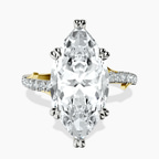 18kt Yellow Gold Phoebe Twigs Lab Diamond Ring front image