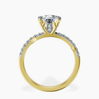 14ct Yellow Gold Phoebe Twigs Lab Diamond Ring side right image one