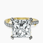 14kt Yellow Gold Phoebe Twigs Lab Diamond Ring front image