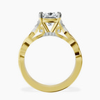 18ct Yellow Gold Letitia Side Stone Lab Diamond Ring side right image one