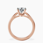18kt Rose Gold Azalea Classic Solitaire 2mm Lab Diamond Ring side right image one