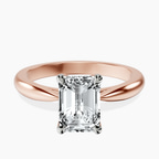 14kt Rose Gold Azalea Classic Solitaire 2mm Lab Diamond Ring front image