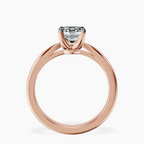 14kt Rose Gold Azalea Classic Solitaire 2mm Lab Diamond Ring side right image one