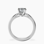 1.09 ct. emerald Azalea Solitaire Ring in 14kt white gold side right image one