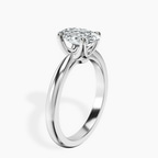 Platinum Azalea Classic Solitaire 2mm Lab Diamond Ring standing product image one