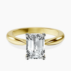 14kt Yellow Gold Azalea Classic Solitaire 2mm Lab Diamond Ring front image