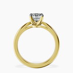 14kt Yellow Gold Azalea Classic Solitaire 2mm Lab Diamond Ring side right image one