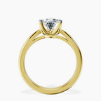 18kt Yellow Gold Azalea Classic Solitaire 2mm Lab Diamond Ring side right image one
