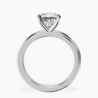 Platinum Juniper Crossover Solitaire Lab Diamond Ring side right image one