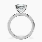 18kt White Gold Juniper Crossover Solitaire Lab Diamond Ring side right image one