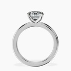 Platinum Juniper Crossover Solitaire Lab Diamond Ring side right image one