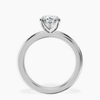 2.99 ct. oval Juniper Solitaire Ring in 14kt white gold side right image one