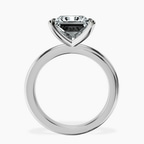 Platinum Juniper Crossover Solitaire Lab Diamond Ring side right image one