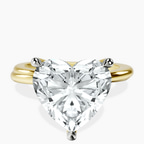 14kt Yellow Gold Juniper Crossover Solitaire Lab Diamond Ring front image