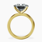 14kt Yellow Gold Juniper Crossover Solitaire Lab Diamond Ring side right image one