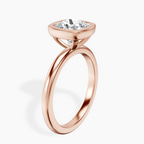 2.29 ct. cushion Eugenia Solitaire Ring in 14kt rose gold standing product image one