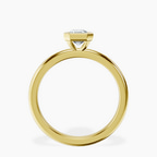 18kt Yellow Gold Eugenia Classic Bezel Solitaire Lab Diamond Ring side right image one