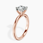 1.49 ct. cushion Mildred Solitaire Ring in 10kt rose gold standing product image one