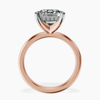 10kt Rose Gold Mildred Hidden Halo Solitaire Lab Diamond Ring side right image one
