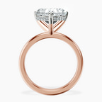 14kt Rose Gold Mildred Hidden Halo Solitaire Lab Diamond Ring side right image one