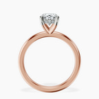 9ct Rose Gold Mildred Hidden Halo Solitaire Lab Diamond Ring side right image one