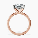 10kt Rose Gold Mildred Hidden Halo Solitaire Lab Diamond Ring side right image one