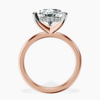 10kt Rose Gold Mildred Hidden Halo Solitaire Lab Diamond Ring side right image one
