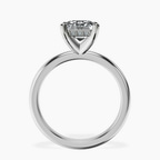 2.93 ct. emerald Mildred Solitaire Ring in 14kt white gold side right image one
