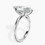 2.92 ct. marquise Mildred Solitaire Ring in 18kt white gold standing product image one