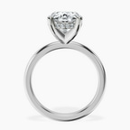 Platinum Mildred Hidden Halo Solitaire Lab Diamond Ring side right image one