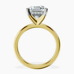 18kt Yellow Gold Mildred Hidden Halo Solitaire Lab Diamond Ring side right image one