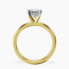 1.49 ct. cushion Mildred Solitaire Ring in 10kt yellow gold side right image one